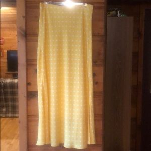 Loft Polka Dot Maxi Skirt